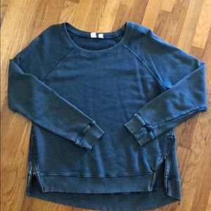 Crew neck pull over sweatshirt